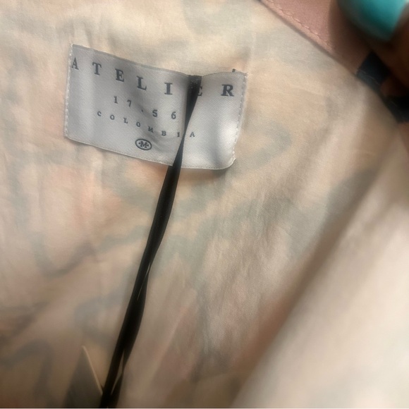 NEW Anthropologie Atelier 1756 Nadia Floral One-Shoulder Romper Coquette Medium - Picture 7 of 12